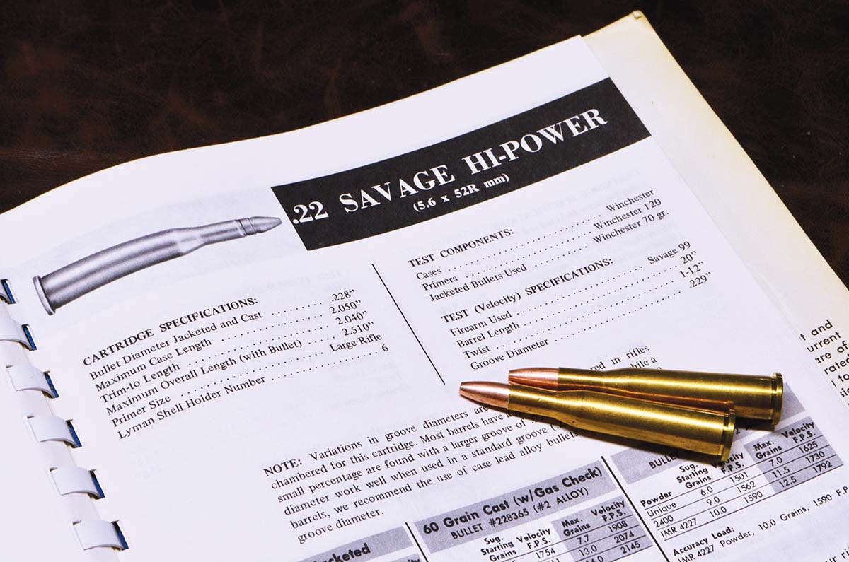 The Lyman Reloading Handbook, 45th Edition was still listing loads for the Hi-Power, but it was tucked away in the back under “obsolete cartridges.” That was almost 60 years ago! Hornady made a 70-grain .227 bullet, and included data for it in some older manuals, such as the Hornady Handbook of Cartridge Reloading, Third Edition.